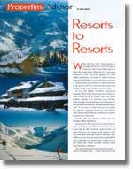 GLV: The Good Life in Vancouver article Resort to Resorts